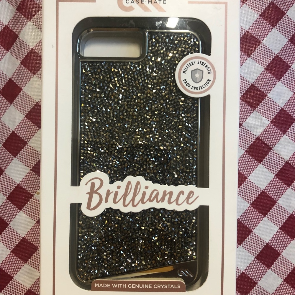 Brand new case-mate brilliance iphone plus 8 case